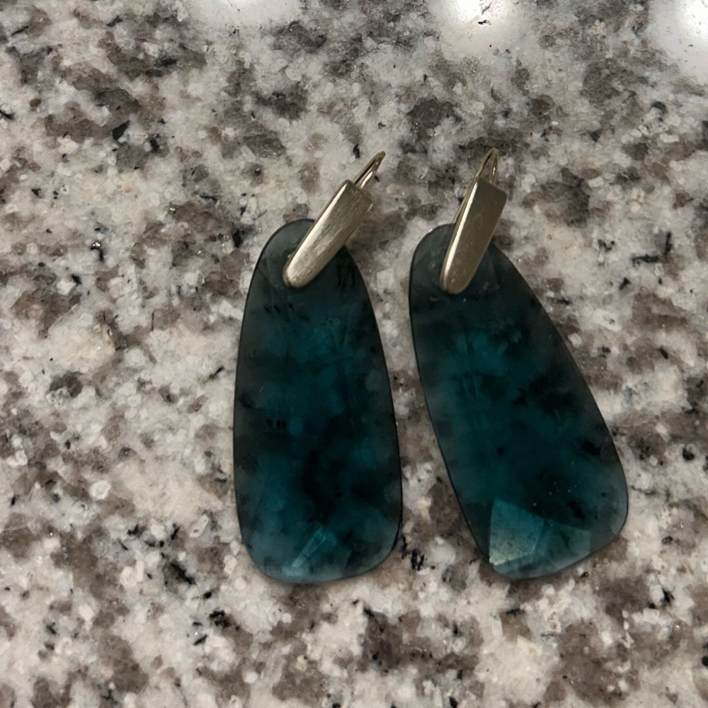 Kendra Scott Dark Teal Earrings